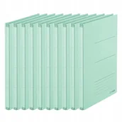 Teczki i skoroszyty - SEGREGATOR ZERO MAX BASIC (TECZKA SKOROSZYTOWA) A4 ZIELONY PASTEL 10szt - miniaturka - grafika 1