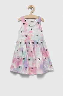 Sukienki i spódniczki dla dziewczynek - Desigual sukienka bawełniana dziecięca mini rozkloszowana - grafika 1