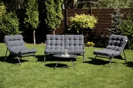 Meble ogrodowe - Zestaw ogrodowy VISTA CAFFE Dark Grey - Focus Garden - miniaturka - grafika 1