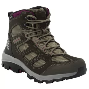 Buty damskie Jack Wolfskin Vojo 3 Texapore Mid W 2022 Rozmiar butów (UE): 37,5 / Kolor: zielony/czerwony - Buty trekkingowe damskie - miniaturka - grafika 1