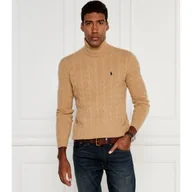 Swetry męskie - POLO RALPH LAUREN Wełniany golf | Slim Fit - miniaturka - grafika 1