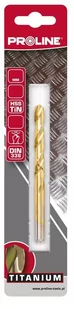 Proline Wiertło do met hss tin din338 szlf.0.8mm szt.5 blist 77808K - Wiertła - miniaturka - grafika 1
