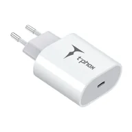 Ładowarki do telefonów - ŁAD SIEC T-PHOX ISPEED 20W WHITE (EU PLUG) - miniaturka - grafika 1
