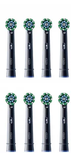 Oral-B Pro Cross Action Black Electric szczoteczki do zębów opakowanie 8szt - Końcówki do szczoteczek elektrycznych - miniaturka - grafika 1