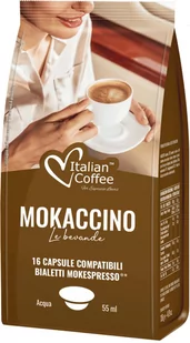 Mokaccino Italian Coffee kapsułki do BIALETTI Mokespresso - 16 kapsułek - Kawa w kapsułkach i saszetkach - miniaturka - grafika 1