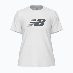 Koszulka damska New Balance Jersey Logo white - Koszulki i topy damskie - miniaturka - grafika 1
