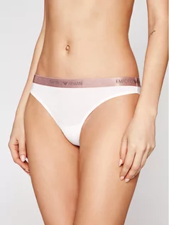 Majtki damskie - Emporio Armani Underwear Stringi 162948 1P235 01411 Biały - grafika 1