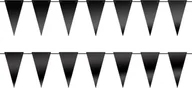 Sylwester - Baner girlanda flagietki czarne - 250 cm - miniaturka - grafika 1