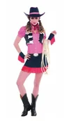 Stroje karnawałowe - Strój dla dorosłych, Kowbojka z kapeluszem, rozmiar M - miniaturka - grafika 1