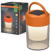 Lampy ogrodowe - Lampa Solarna Osram LED Ogrodowa Stojąca Latarenka 0.42W 20lm 3000K Ciepła biel Ściemnialna Pomarańczowy IP44 1 szt. - miniaturka - grafika 1