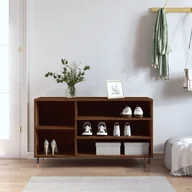 Wieszaki i stojaki - vidaXL Szafka na buty, brązowy dąb, 102x36x60 cm - miniaturka - grafika 1