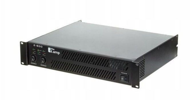 The t.amp E-800 Końcówka Mocy Stereo 2x490W Wzmacniacz Audio XLR