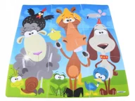 Puzzle - Puzzle piankowe ZWIERZĘTA Kolorowa mata dla niemowląt 90x90cm ZA3151 - miniaturka - grafika 1