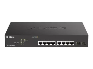 D-LINK 10-Port Layer2 PoE+ Gigabit Smart Switch 8x 10/100/1000Mbit/s TP RJ-45 PoE Port 802.3af/at Power-over-Ethernet up to 30 Watt - Switche - miniaturka - grafika 1