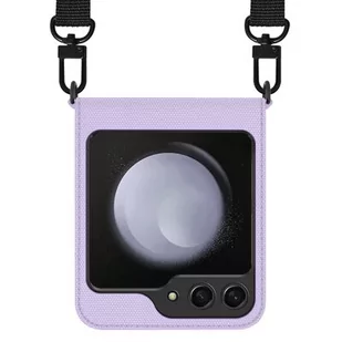 Etui ARAREE Canvas Diary do SAMSUNG Galaxy Z Flip 5 AR10-01778C Fioletowy - Etui i futerały do telefonów - miniaturka - grafika 1
