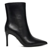 Botki damskie - Botki Gino Rossi EO-GLC6306-6320-5 Czarny - miniaturka - grafika 1