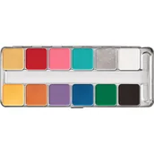 Charakteryzacja - Kryolan, Pintura Water Color Palette 12 Colors, paleta farb do twarzy, Pintura 1 - miniaturka - grafika 1
