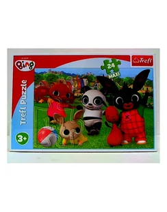 Trefl Puzzle 24-Maxi Zabawa w parku Acamar films Bing 14306 - Puzzle - miniaturka - grafika 1
