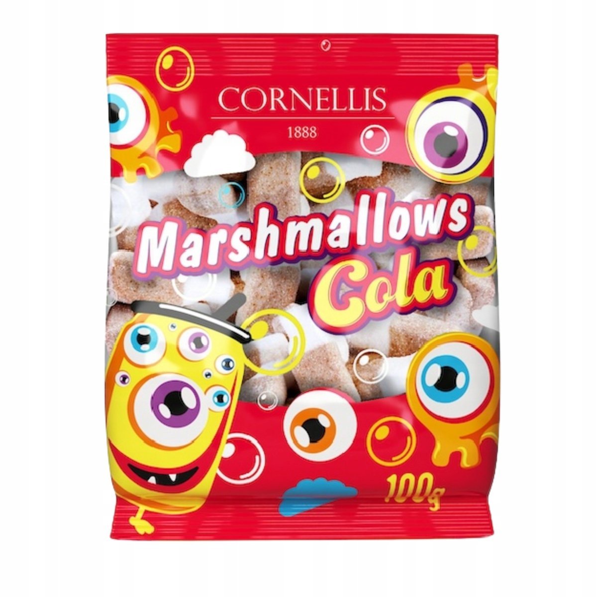 CORNELLIS Pianki o Smaku Kwaśnej Coli 100G