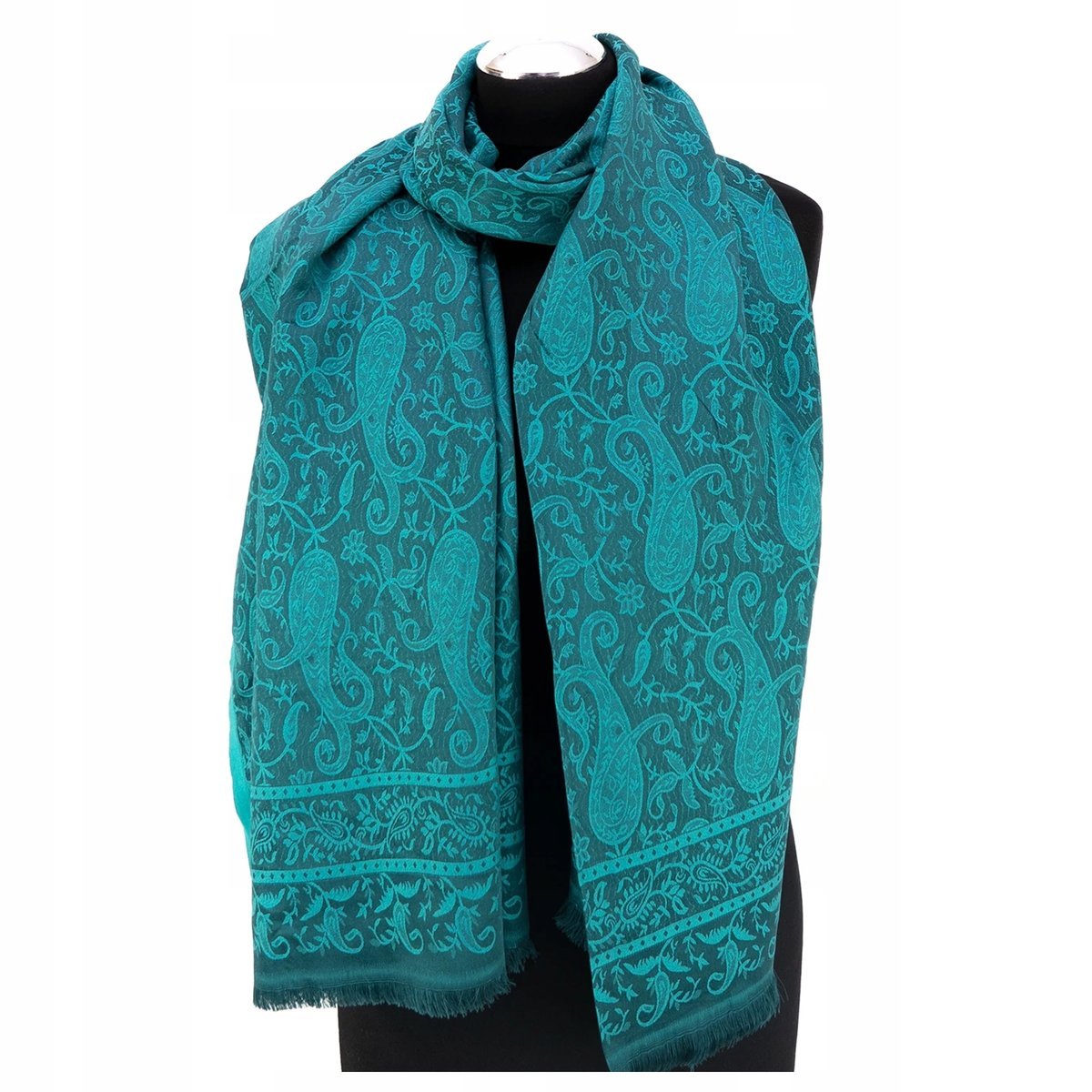Szal Szalik Niebo Kapadocji Orientalne Wzory Aksamitny Delikatny Ciepły