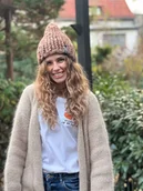Czapki damskie - 100% merino czapka - miniaturka - grafika 1