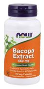 Witaminy i minerały dla sportowców - Now Foods NOW Bacopa Extract 450mg 90vegcaps - miniaturka - grafika 1