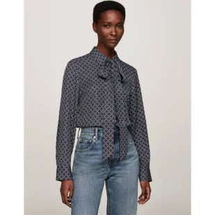 Tommy Hilfiger Bluzka | Regular Fit - Bluzki damskie - miniaturka - grafika 1