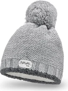 Pamami Czapka dziecięca Guissét jasnoszary Jeden rozmiar - Czapki dla dzieci - miniaturka - grafika 1