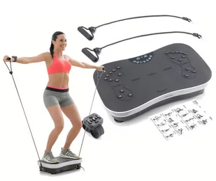 Innovagoods InnovaGoods Płyta wibracyjna z akcesoriami - (S)53 x (W)12,8 x (G)32 cm 8435527818555 - Platformy wibracyjne - miniaturka - grafika 1