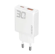 Ładowarki do telefonów - Ładowarka sieciowa Dudao A30EU - 2x USB - PD 30W GaN - miniaturka - grafika 1