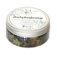 Herbata - Mini Herbata DZIĘKUJEMY - wysokogatunkowa biała herbata 10g elegancki prezent podarunek podziękowanie dla gości - miniaturka - grafika 1