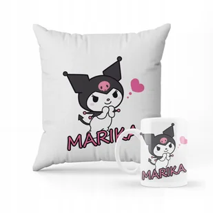 ZESTAW PODUSZKA + KUBEK PREZENT DLA DZIECKA KUROMI HELLO KITTY + IMIĘ #15 - Gadżety dla niej i dla niego ZESTAW PODUSZKA + KUBEK PREZENT DLA DZIECKA KUROMI HELLO KITTY + IMIĘ #15 - Gadżety dla niej i dla niego - miniaturka - grafika 1