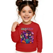 Bluzy dla dziewczynek - BLUZA DZIECIĘCA HUNTRIX HALLOWEEN 122-128 BAWEŁNIANA JAKOŚĆ - miniaturka - grafika 1