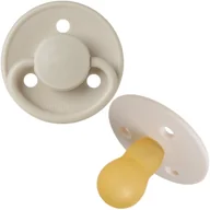 Smoczki uspokajające - Smoczek uspokajający okrągły lateksowy 6m+ Cloudy morning / Mininor - miniaturka - grafika 1