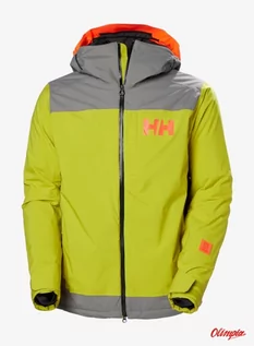 Kurtki narciarskie - Kurtka narciarska Helly Hansen Powdreamer 2.0 Jacket - neon moss - grafika 1