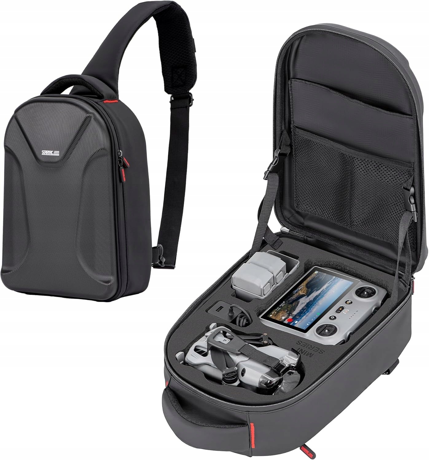 Torba Etui Plecak do dronów serii Dji Mini Zestaw Combo Pasek Pokrowiec