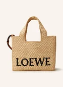Torebki damskie - Loewe Torba Shopper Font Tote Small beige - miniaturka - grafika 1