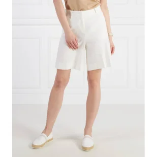 Marella Lniane szorty VISTOLA | Relaxed fit - Spodenki damskie - miniaturka - grafika 1