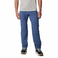 Spodnie sportowe męskie - Męskie spodnie z odpinanymi nogawkami Columbia Silver Ridge Utility Convertible Pant dark mountain - 30 - miniaturka - grafika 1
