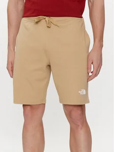 The North Face Szorty sportowe Graphic NF0A3S4F Beżowy Regular Fit - Spodenki męskie - miniaturka - grafika 1