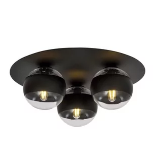 Solar lampa sufitowa 3-punktowa czarna/stripe 1129/3 - Lampy sufitowe - miniaturka - grafika 1