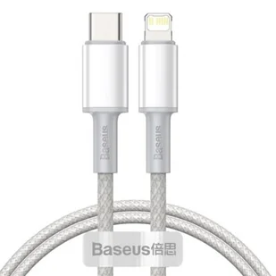BASEUS BASEUS DATA PD20W KABEL USB-C DO LIGHTNING 2M BIAŁY 17063 - Kable komputerowe i do monitorów - miniaturka - grafika 1