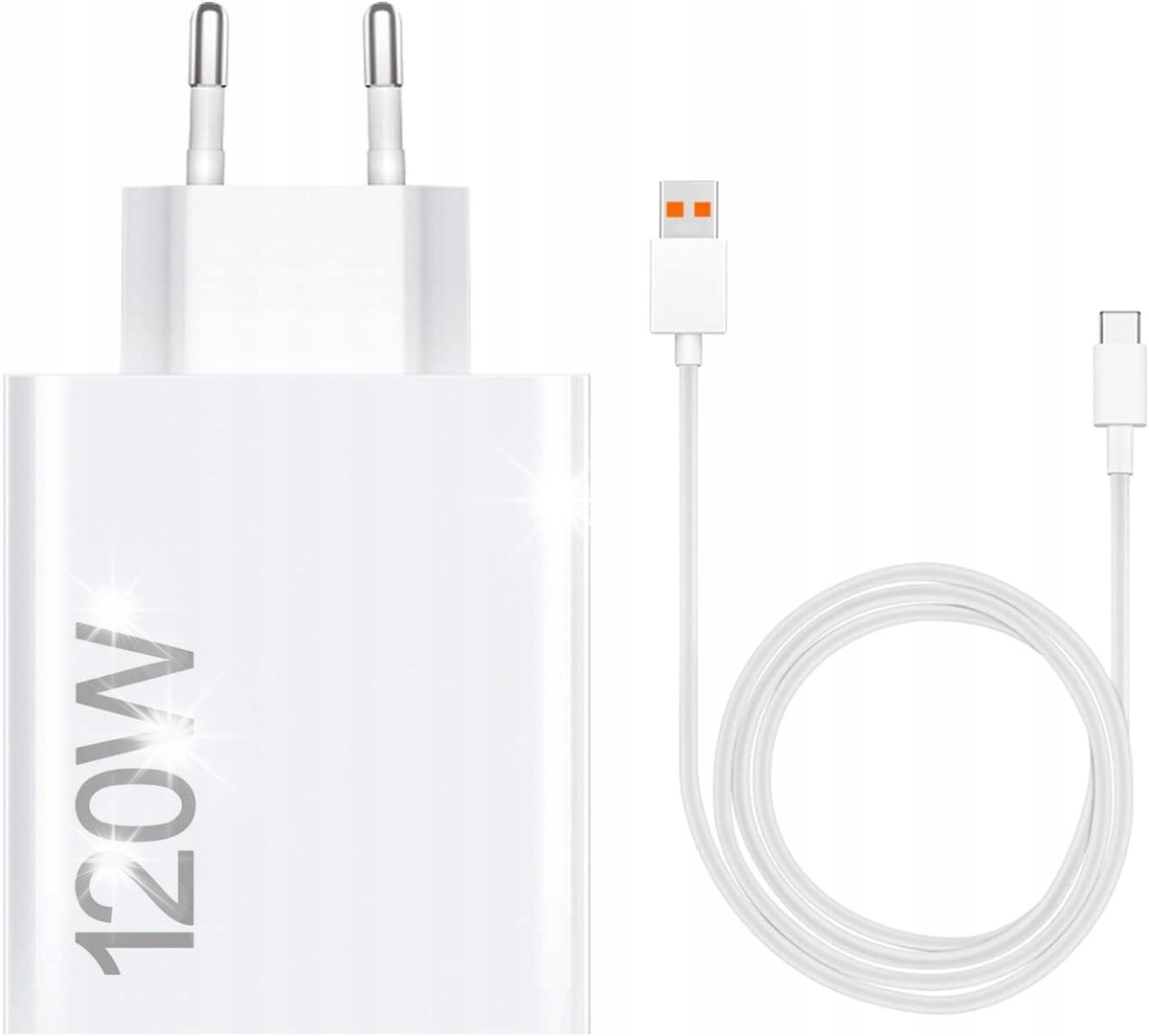 Xiaomi 120W HyperCharge Combo - Szybka Ładowarka USB-C z Kabelkiem