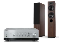 Zestawy stereo - Yamaha R-N800A (srebrny) + Tesi 5 (mokka) - miniaturka - grafika 1