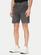 Spodenki męskie - Karl Lagerfeld Jeans Szorty jeansowe A2M10084 Szary Relaxed Fit - miniaturka - grafika 1