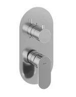 Baterie wannowe i prysznicowe - Ravak Eleganta - Bateria podtynkowa do obsługi trzech wyjść wody, chrom X070217 - miniaturka - grafika 1