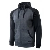 Bluzy sportowe męskie - Męska bluza Hi-Tec Selan Rozmiar: XXL / Kolor: czarny/niebieski - miniaturka - grafika 1