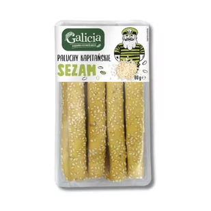 Paluchy kapitańskie sezam  80 g Galicia - Chipsy - miniaturka - grafika 1