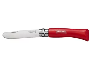 Opinel dzieci nóż kieszonkowy nóż kuchenny 10 cm, czerwony, One Size 2541439 - Noże - miniaturka - grafika 1