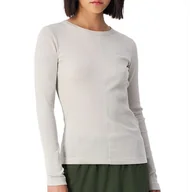 Koszulki sportowe damskie - Koszulka Champion Robbed Long Sleeve T-shirt E10017-ES057 - biała - miniaturka - grafika 1